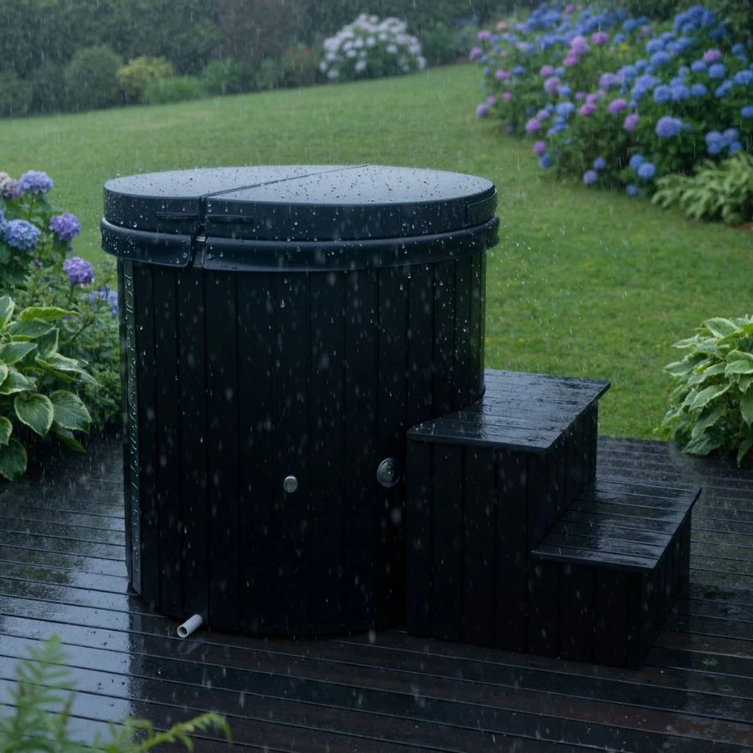 Polar Cyclone - Wood Ice Bath (Black) - Image 5