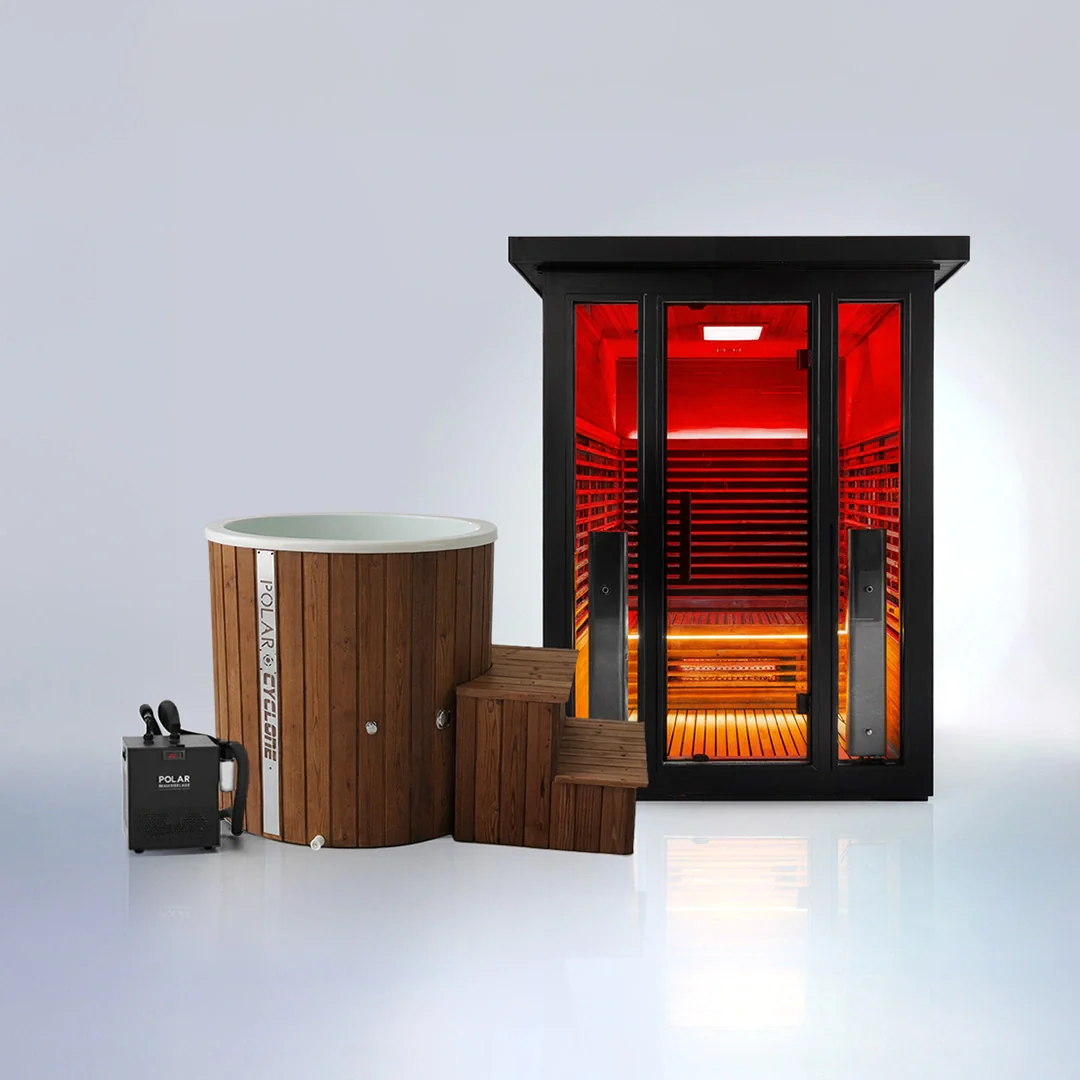 Polar Eclipse 3 Person Outdoor Infrared sauna - Image 11