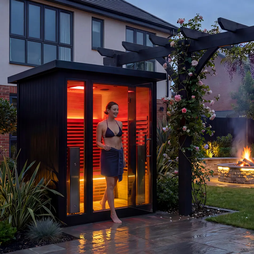 Polar Eclipse 3 Person Outdoor Infrared sauna - Image 7