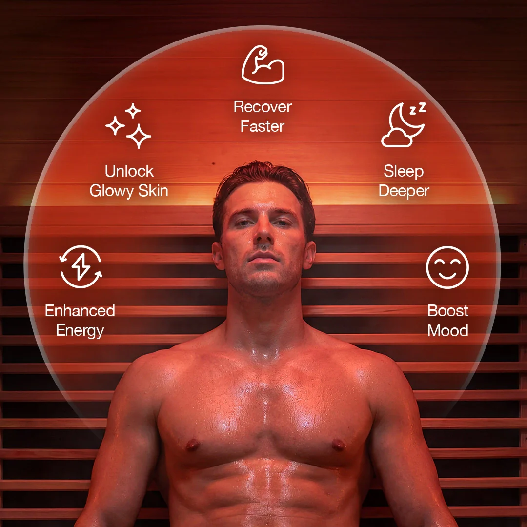 Polar Eclipse 3 Person Outdoor Infrared sauna - Image 6