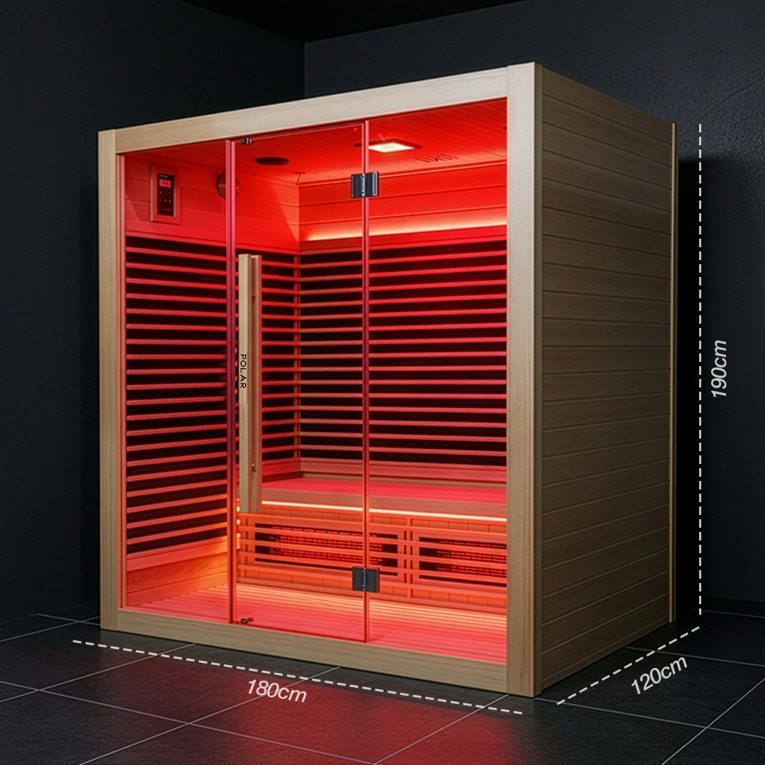 Polar Recovery Nova 4 Person Infrared Sauna - Image 3